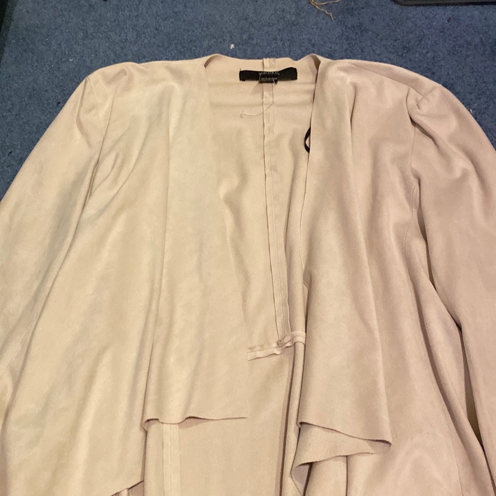 Forever 21 suede cardigan